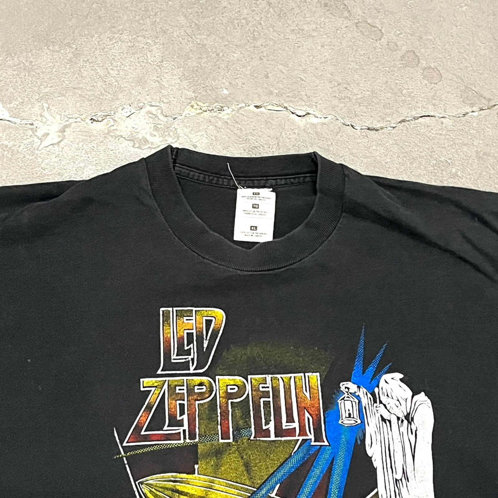 Band Tees × Vintage Vintage 1998 Led Zeppelin Parking Lot Band T-shirt M/L Size US L / EU 52-54 / 3 - 5 Thumbnail
