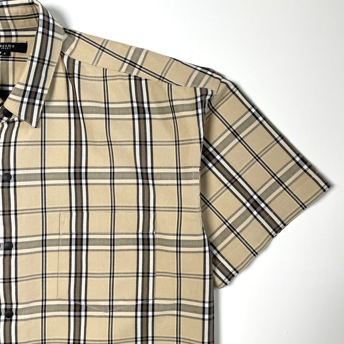 Beams Plus Beams Heart Short Sleeves Check Shirt Size US L / EU 52-54 / 3 - 3 Thumbnail