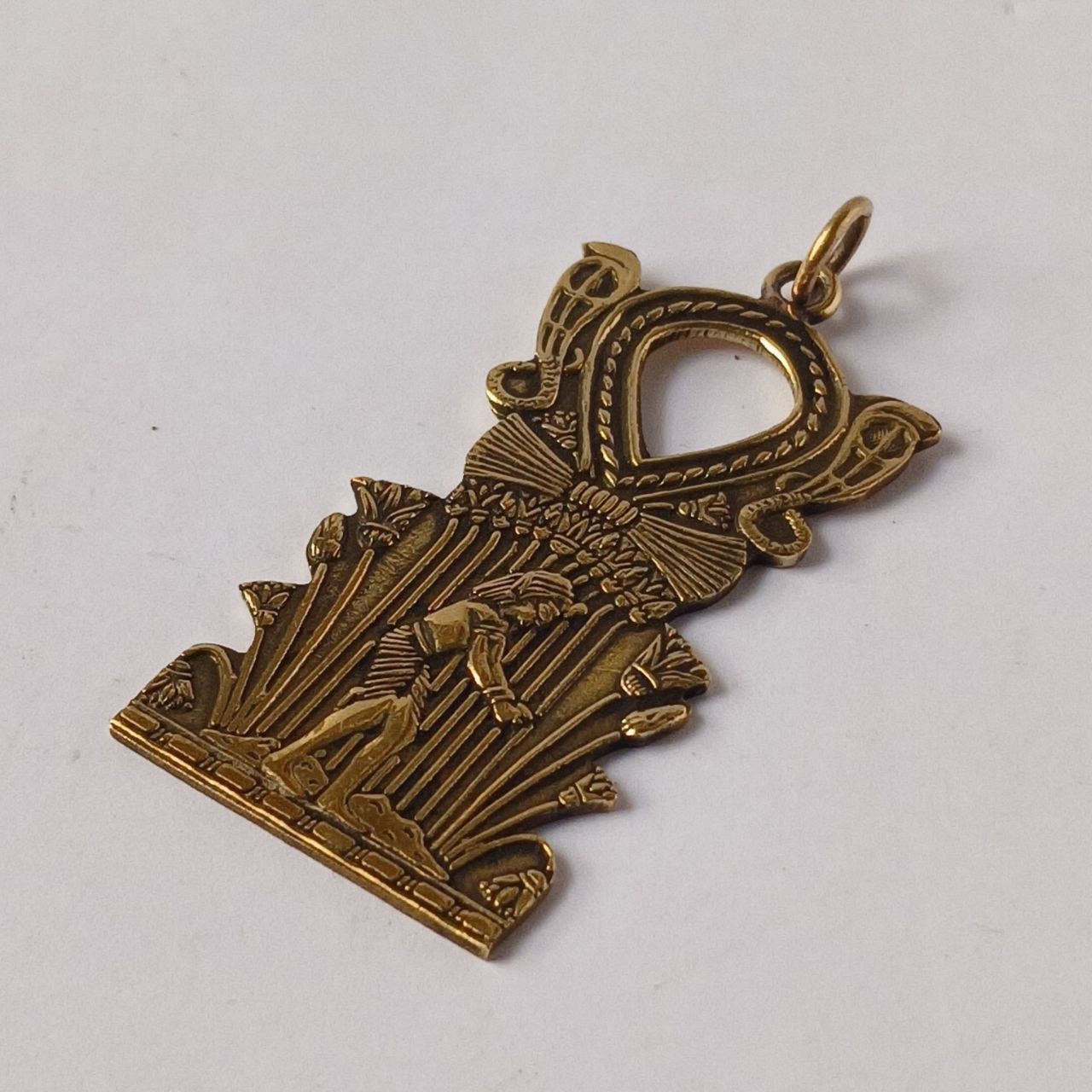 Handmade Antique Egyptian Ankh Pendant – Handmade Brass Amulet Size ONE SIZE - 5 Thumbnail