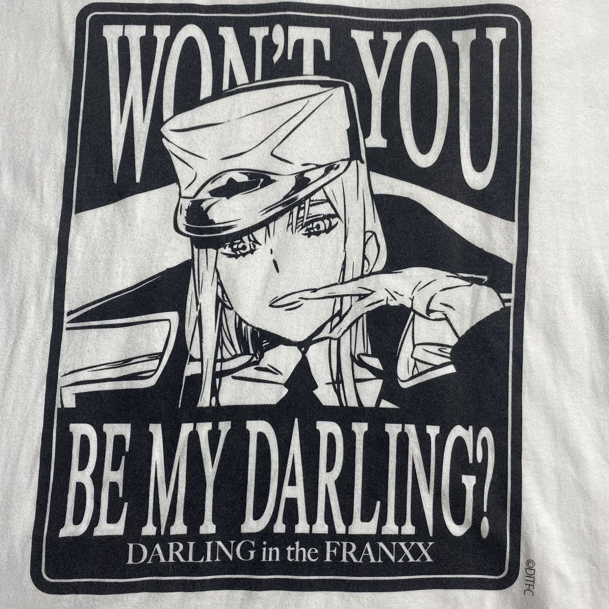 Anime Rare Darling In The Franxx Zero Two Japan Movie Vintage Size US L / EU 52-54 / 3 - 2 Thumbnail