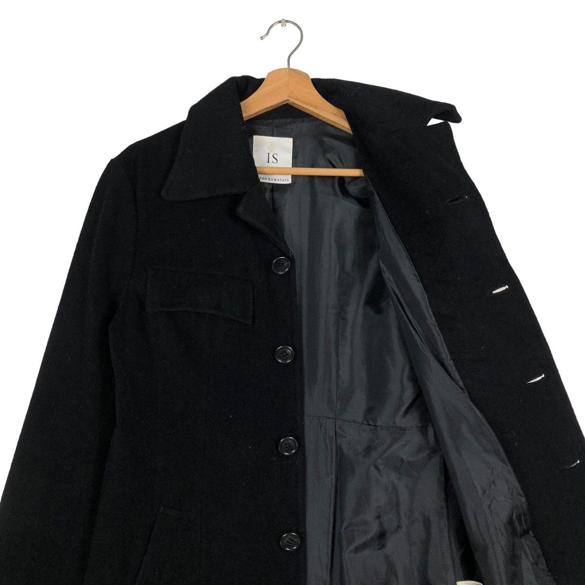 Issey Miyake 🔥VINTAGE WOOL JACKET IS SUNAO KUWAHARA DOUBLE COLLAR Size US M / EU 48-50 / 2 - 12 Thumbnail