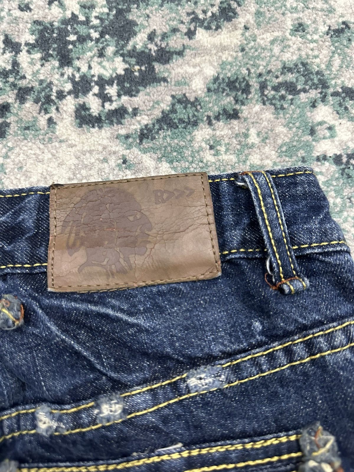 Japanese Brand Japanese Brand Studded Pocket Flare Denim Size US 28 / EU 44 - 12 Thumbnail