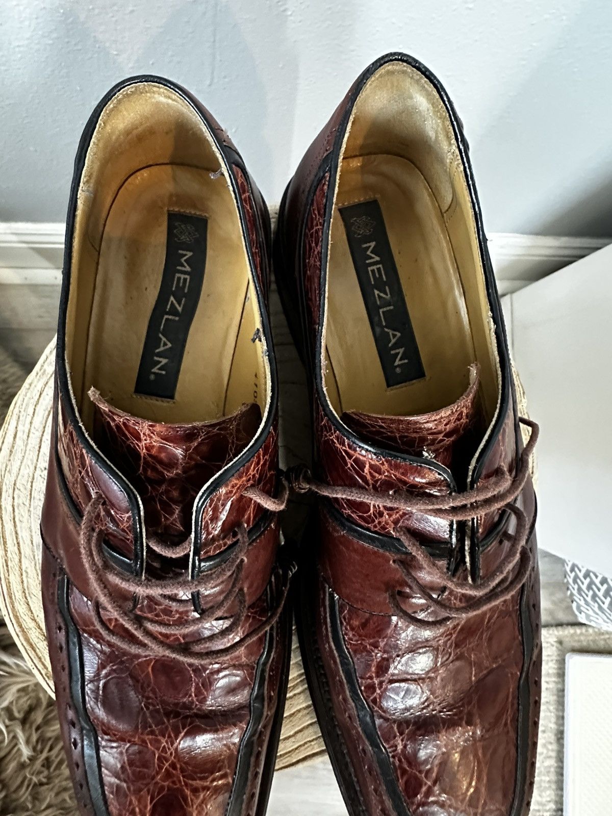 Mezlan Mezlan Mugello Genuine Crocodile Dress Shoes – 9.5M Size US 9.5 / EU 42-43 - 4 Thumbnail