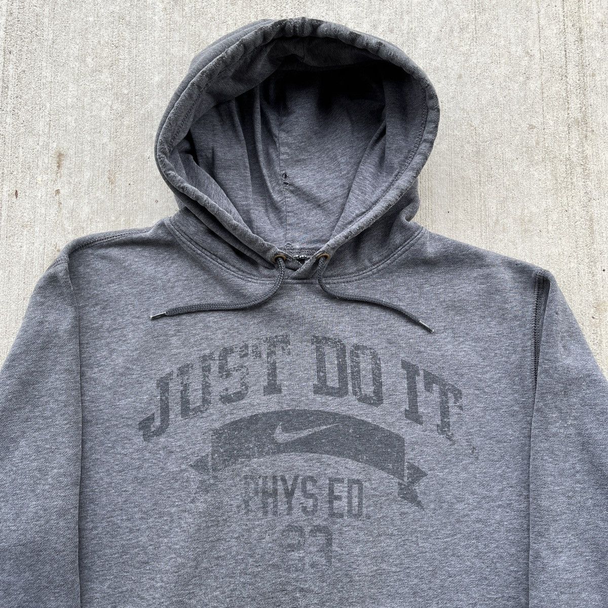 Nike × Unsound Rags × Vintage Crazy Vintage Nike Hoodie Thrashed Size US L / EU 52-54 / 3 - 3 Thumbnail