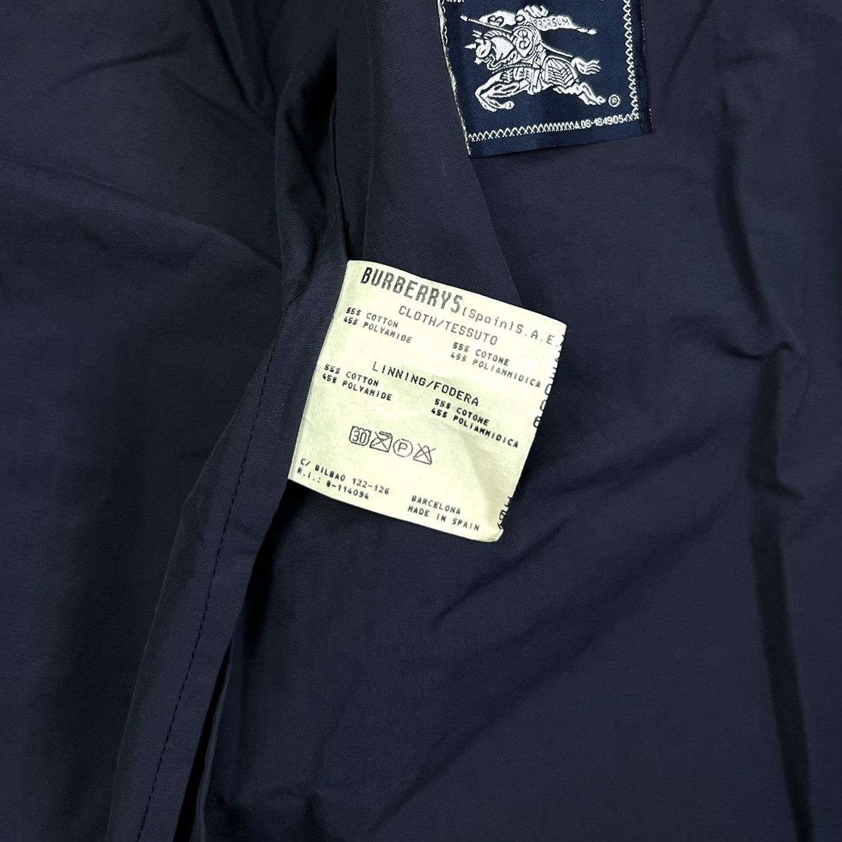 Burberry × Vintage Auth Vintage Burberrys Logo Cotton Jacket Men’s Size M-L Size US L / EU 52-54 / 3 - 18 Thumbnail