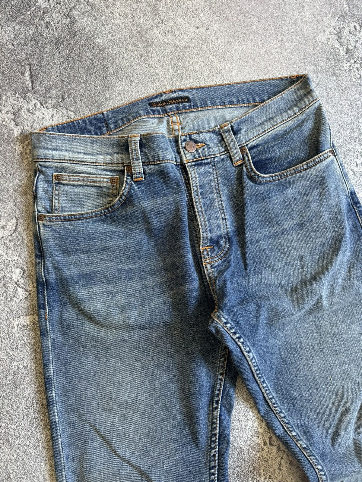 Nudie Jeans Nudie Jeans co 32/30 Grim Tim denim pants trousers jeans 👖 Size US 32 / EU 48 - 9 Thumbnail