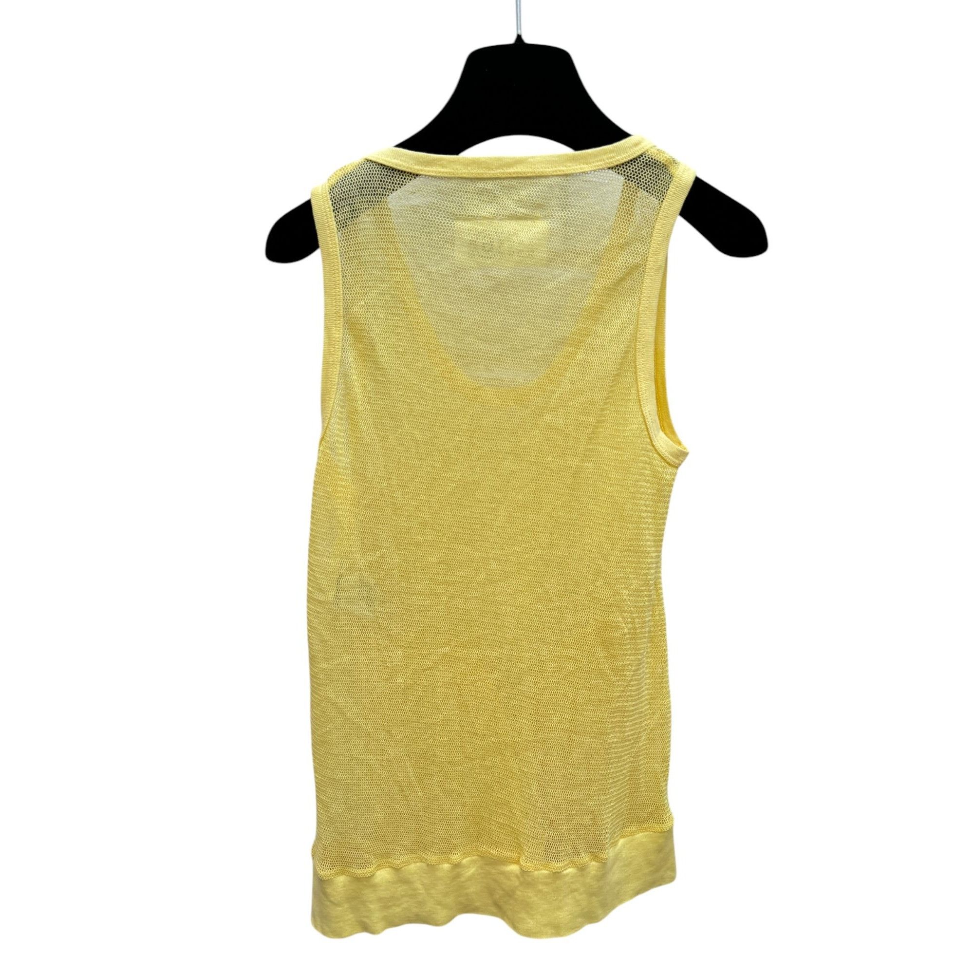 Maison Margiela SS 2008 Yellow Mesh Top Size S / US 4 / IT 40 - 3 Thumbnail