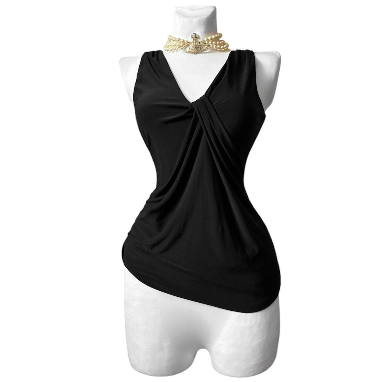 Vintage Stunning Avant - Garde draped top/ blouse Size S / US 4 / IT 40 - 1 Thumbnail