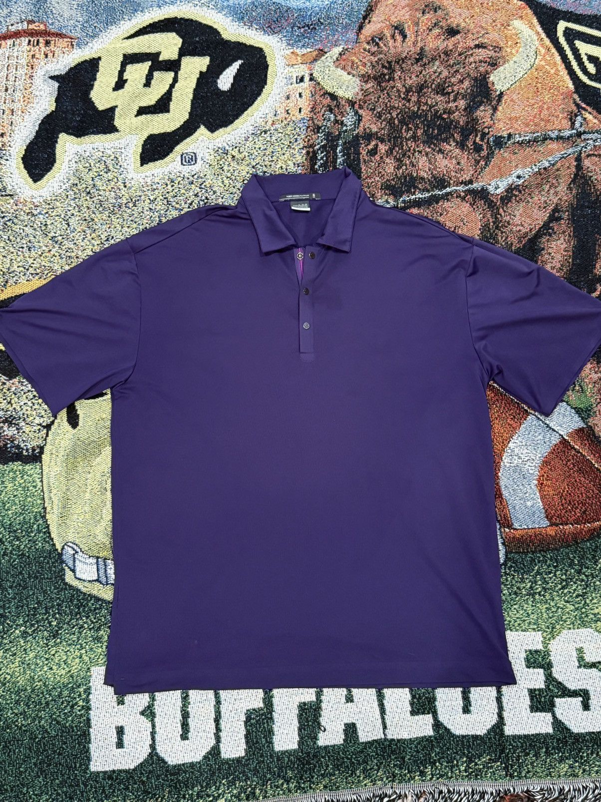 Nike × Tiger Woods Purple Nike X Tiger Woods Platinum golf polo Size US XL / EU 56 / 4 - 1 Thumbnail