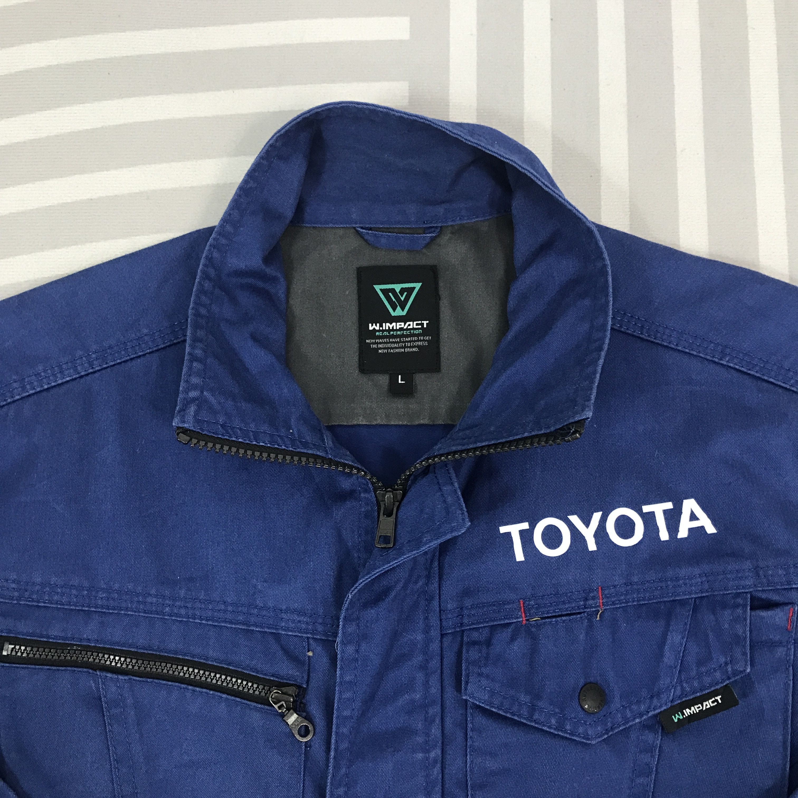 Japanese Brand × Vintage Vintage Toyota work uniform Racing custom Jacket Size US L / EU 52-54 / 3 - 8 Thumbnail