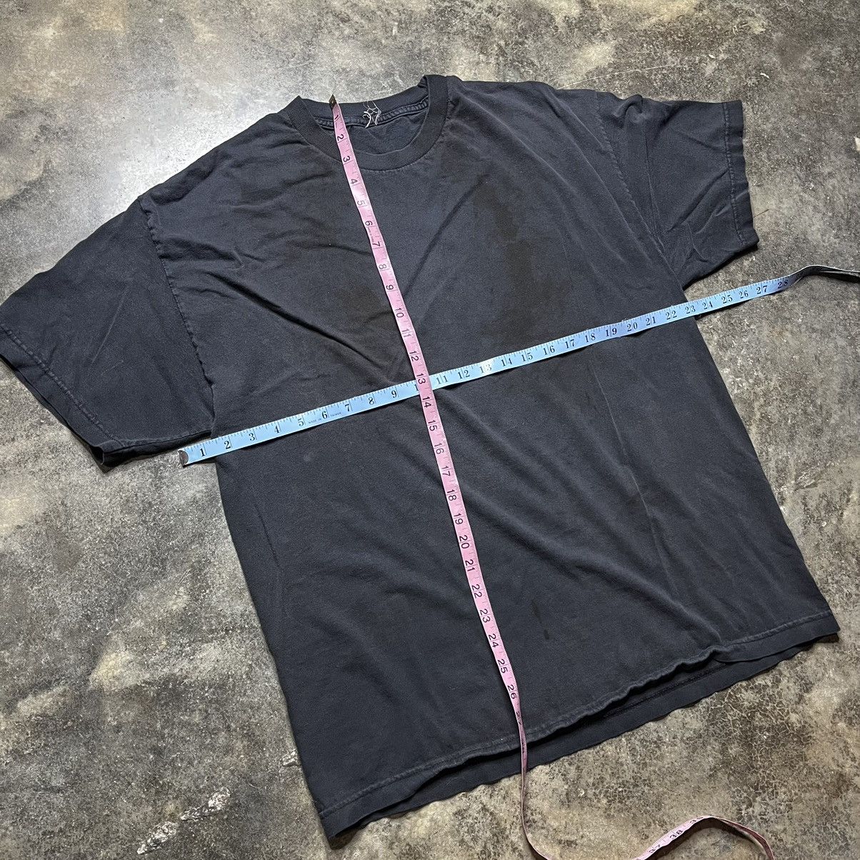 Vintage vintage blank black distressed tshirt Size US XL / EU 56 / 4 - 5 Thumbnail
