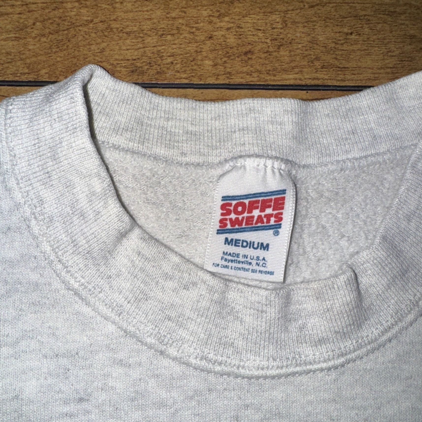 Soffe VINTAGE Soffe Navy Crewneck Sweater Men's Blue Medium Crew Neck Pullover Sweater - Soffe Mens Medium Navy Crewneck Sweater (Vintage) Size US M / EU 48-50 / 2 - 3 Thumbnail