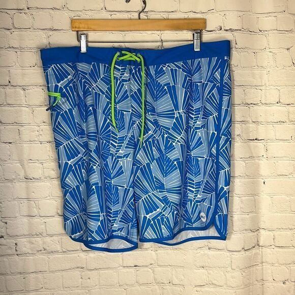 Vineyard Vines Vineyard Vines Mens Abstract Palms Blue board Shorts size 40 Size US 40 / EU 56 - 1 Thumbnail