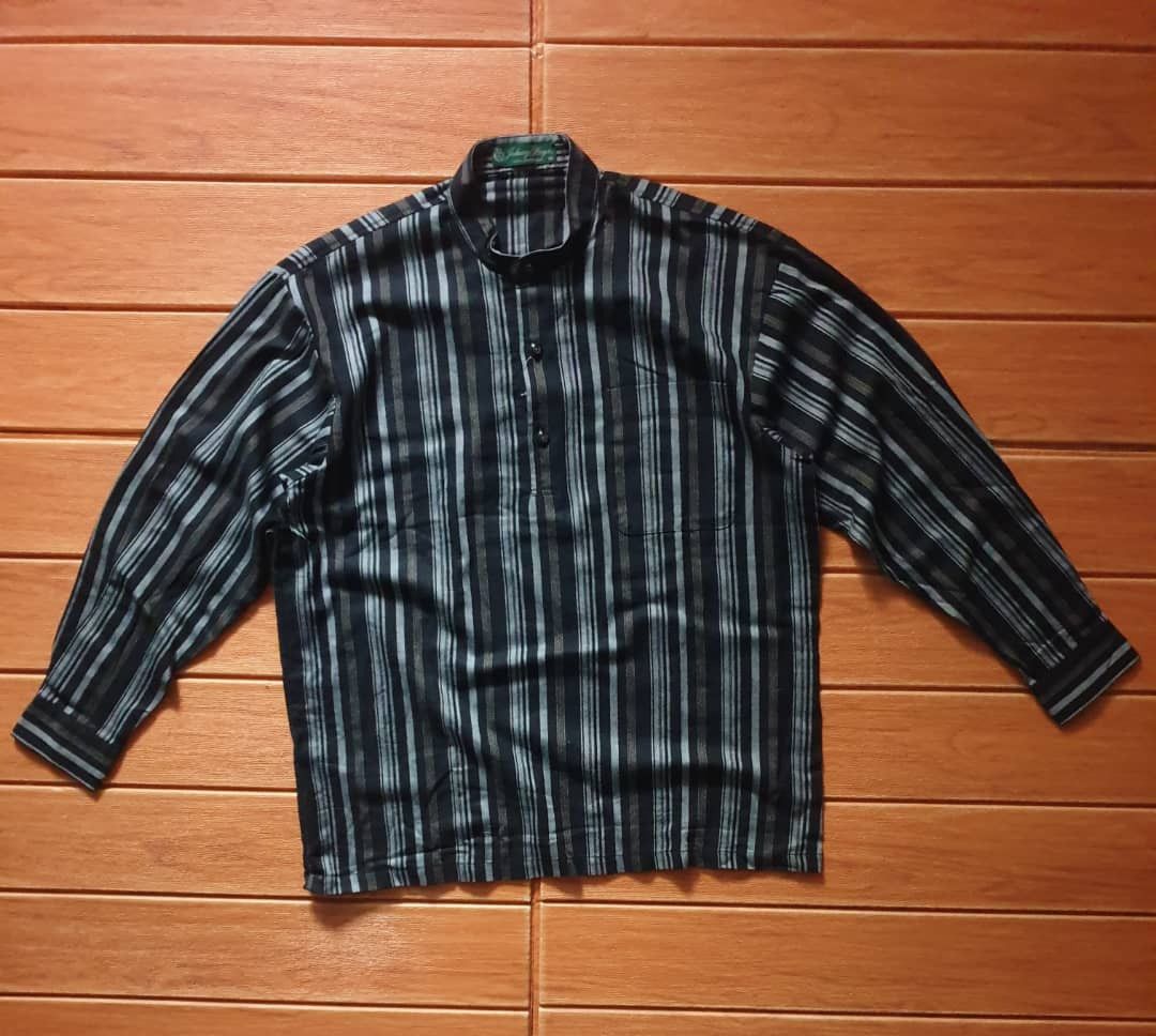 Japanese Brand 💥Johnny Hays Stripe longsleeve Shirt Size US M / EU 48-50 / 2 - 1 Thumbnail