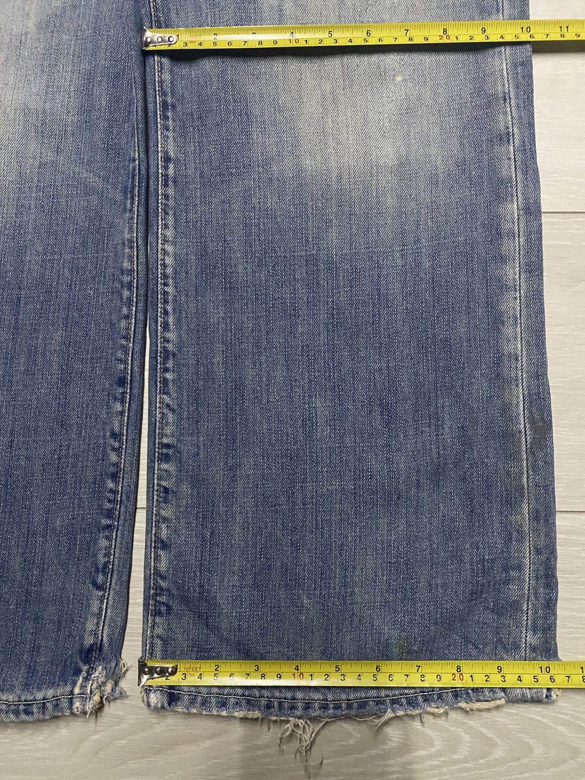Abercrombie & Fitch Vintage Ambercrombie & Fitch 00257 Baggy Wide Leg Jeans Size US 35 - 18 Thumbnail