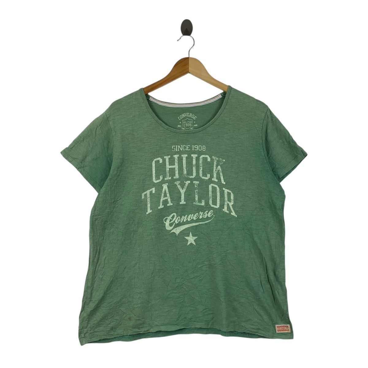 Converse Converse All Star Chuck Taylor Tee Green Graphic Size US M / EU 48-50 / 2 - 1 Thumbnail