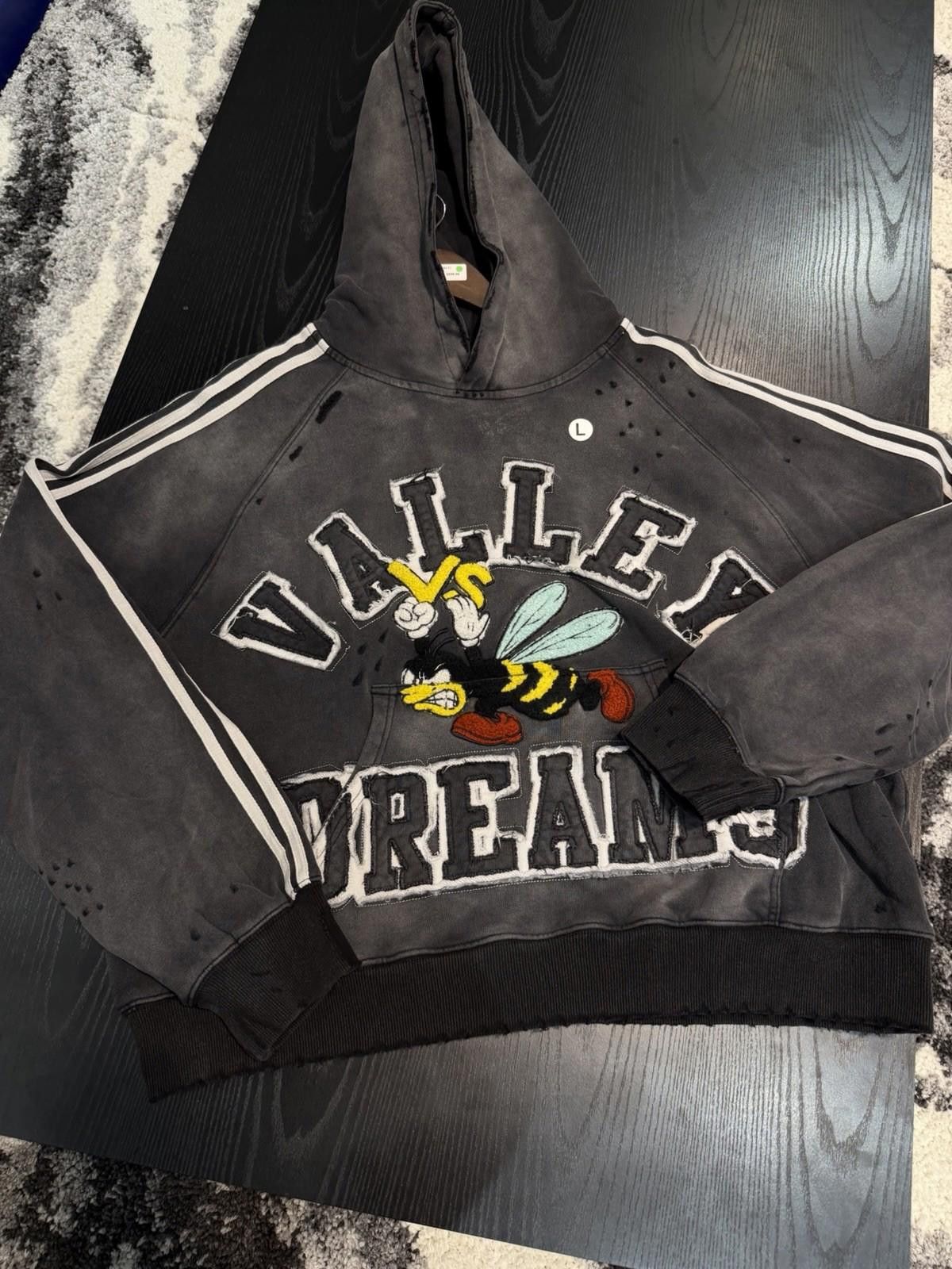 Vale Size L - Vale Black Pull Over Hoodie Black Authentic Valley Size US L / EU 52-54 / 3 - 5 Thumbnail