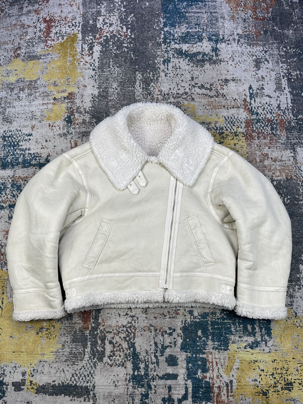 Japanese Brand Mercuryduo AW Faux Shearling Big Collar Bomber Jacket Size M / US 6-8 / IT 42-44 - 1 Thumbnail