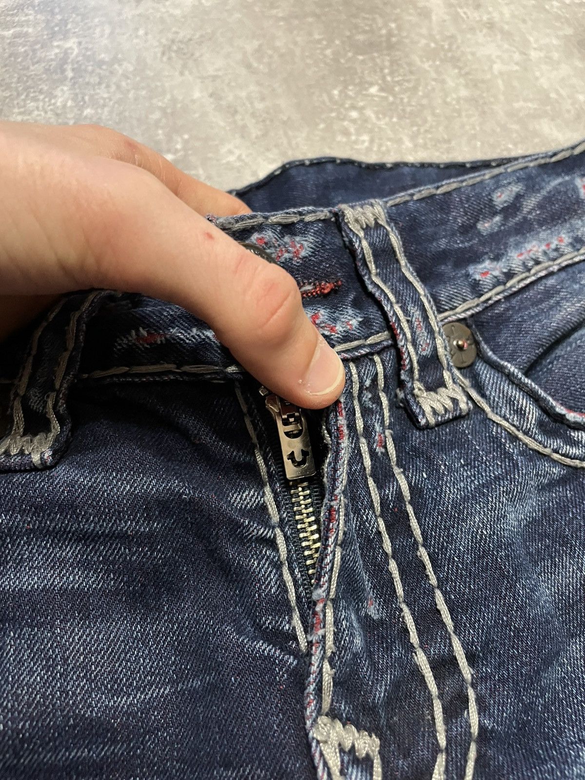 True Religion × Vintage Vintage True Religion Distressed Denim Shorts Size 30 Size US 30 / EU 46 - 8 Thumbnail