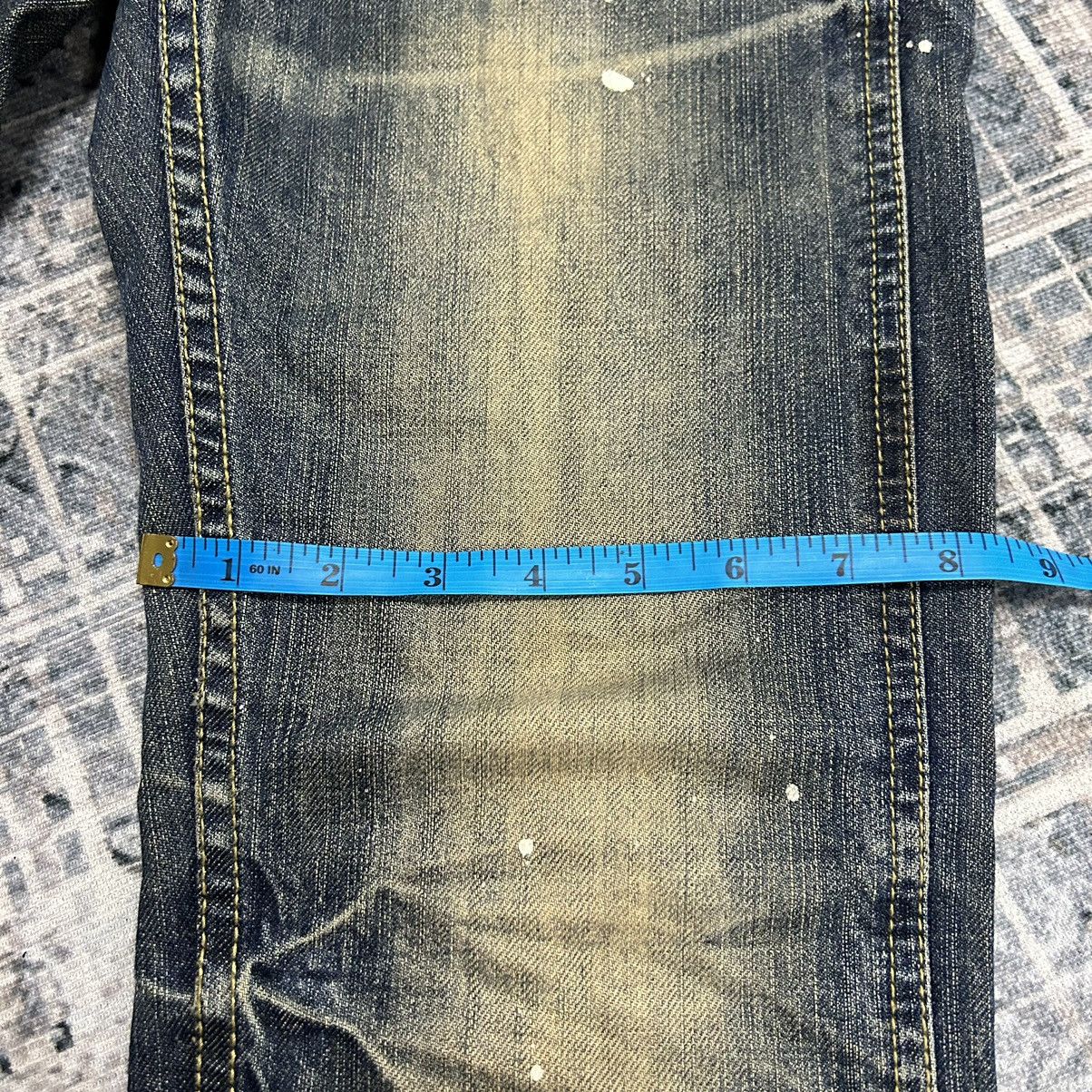 If Six Was Nine Y2k Painted Semantic Style Jeans Size US 32 / EU 48 - 16 Thumbnail