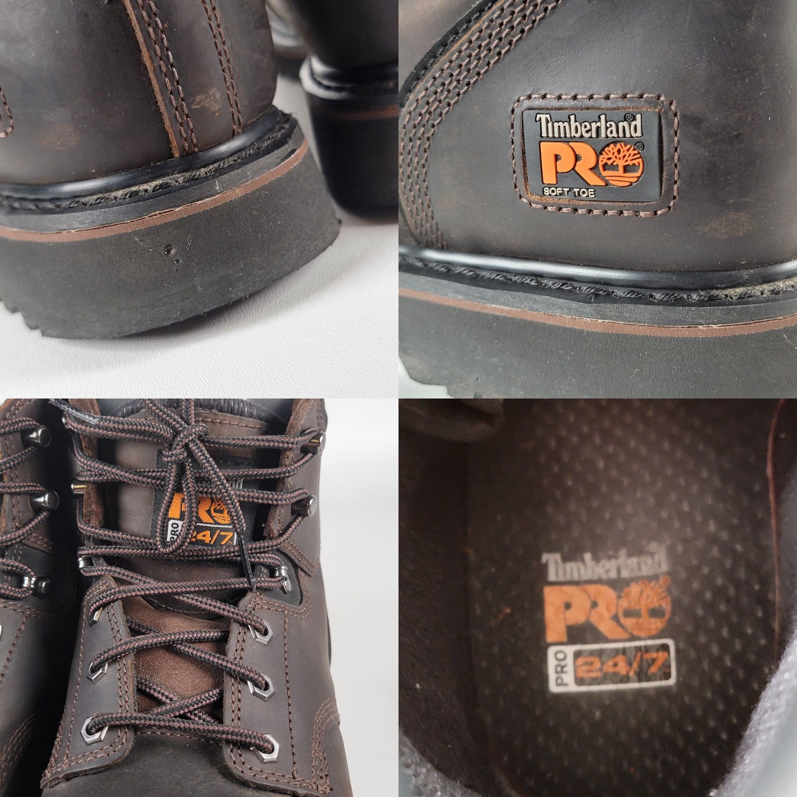 Timberland Timberland PRO WATERPROOF Work Boot Men 7.5 Brown Leather Boots Workwear Mens Leather Upper Waterproof Size US 8 / EU 41 - 9 Thumbnail