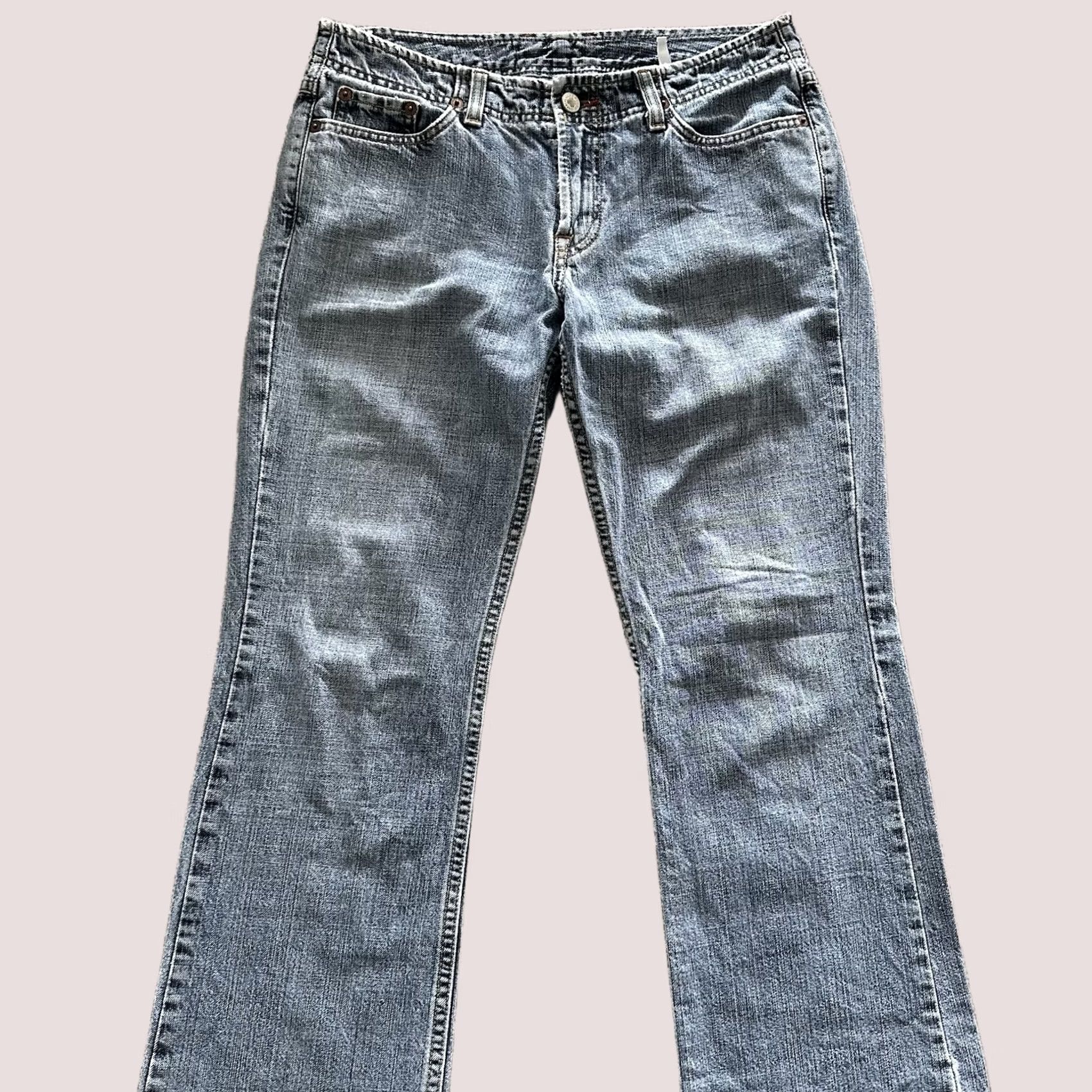 Lucky Brand Lucky Brand Jeans Women's 4 Short Low Rise Dungarees USA 31x28 Blue Denim 100% Cotton Bootcut 5-Pocket Womens XS-XL Size 30" / US 8 / IT 44 - 1 Thumbnail