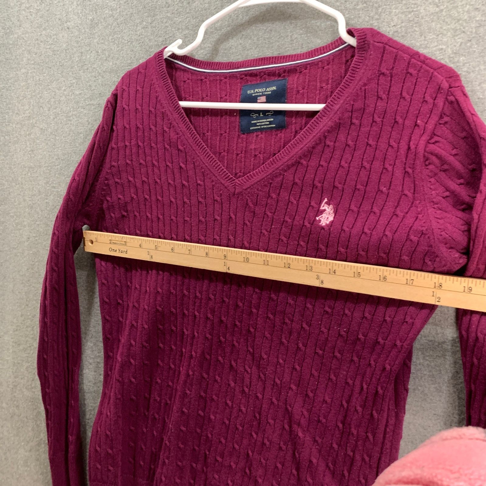 U.S. Polo Assn. U.S. Polo Assn. Sweater Womens Large Long Sleeve Size L / US 10 / IT 46 - 4 Thumbnail
