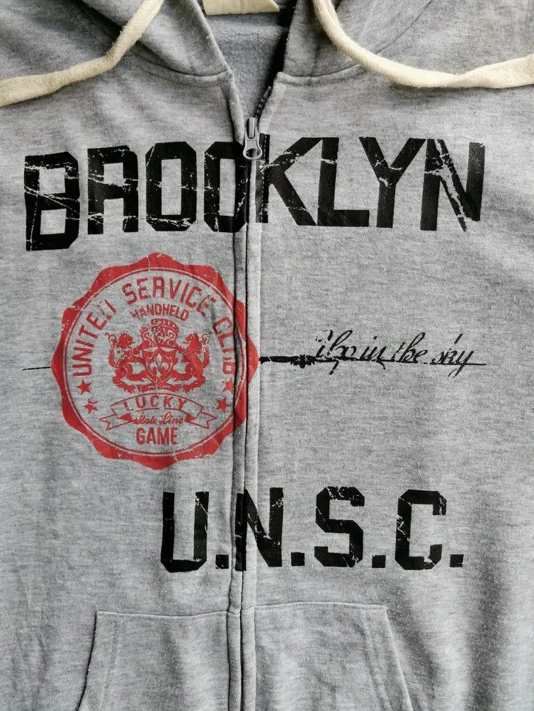 Brooklyn Cloth Brooklyn U.N.S.C Big Logo Hoodie Sweatshirt Size US L / EU 52-54 / 3 - 5 Thumbnail