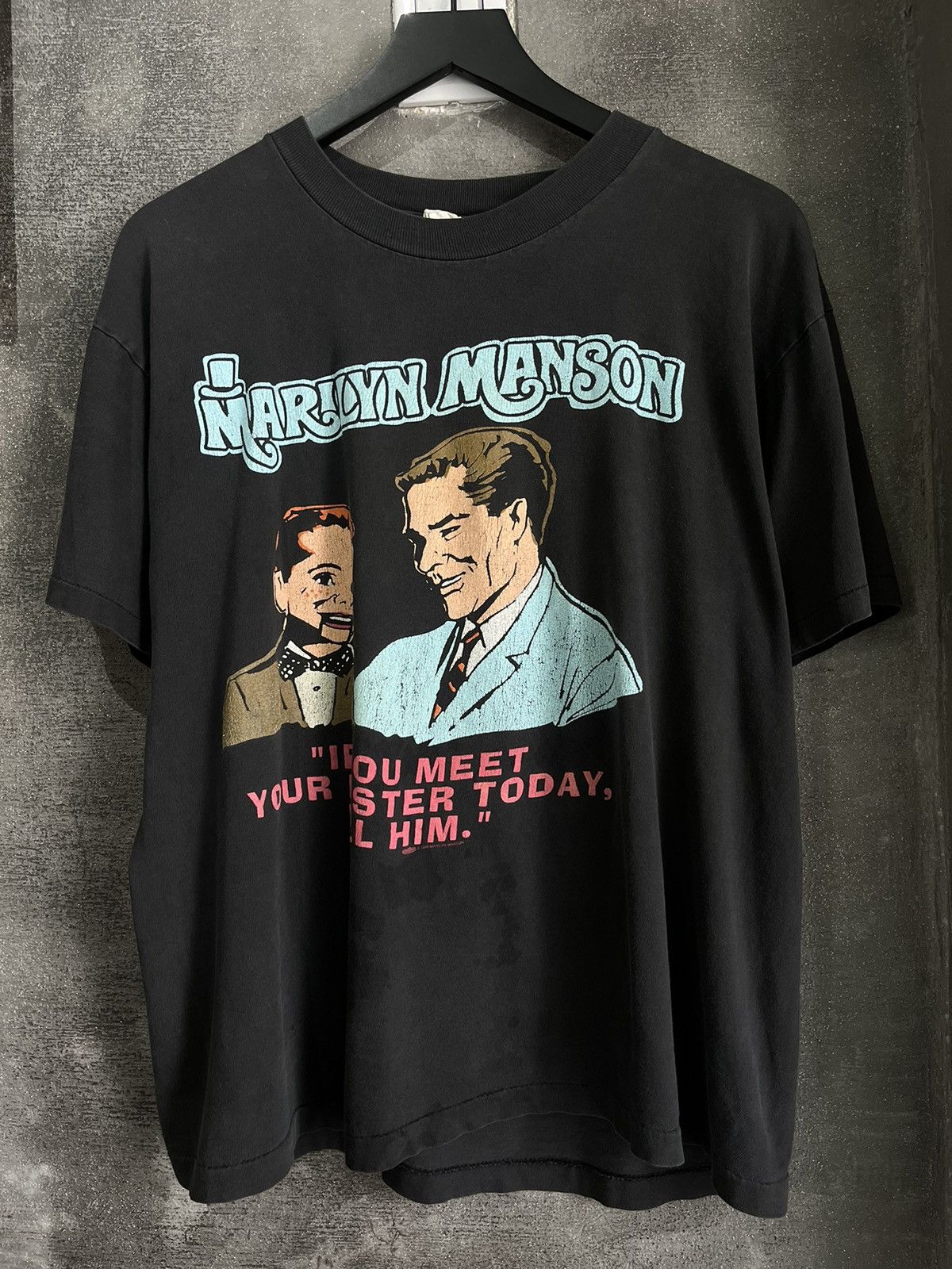 Vintage Vintage 1996 Marilyn Manson If You Meet Your Master Today | Grailed