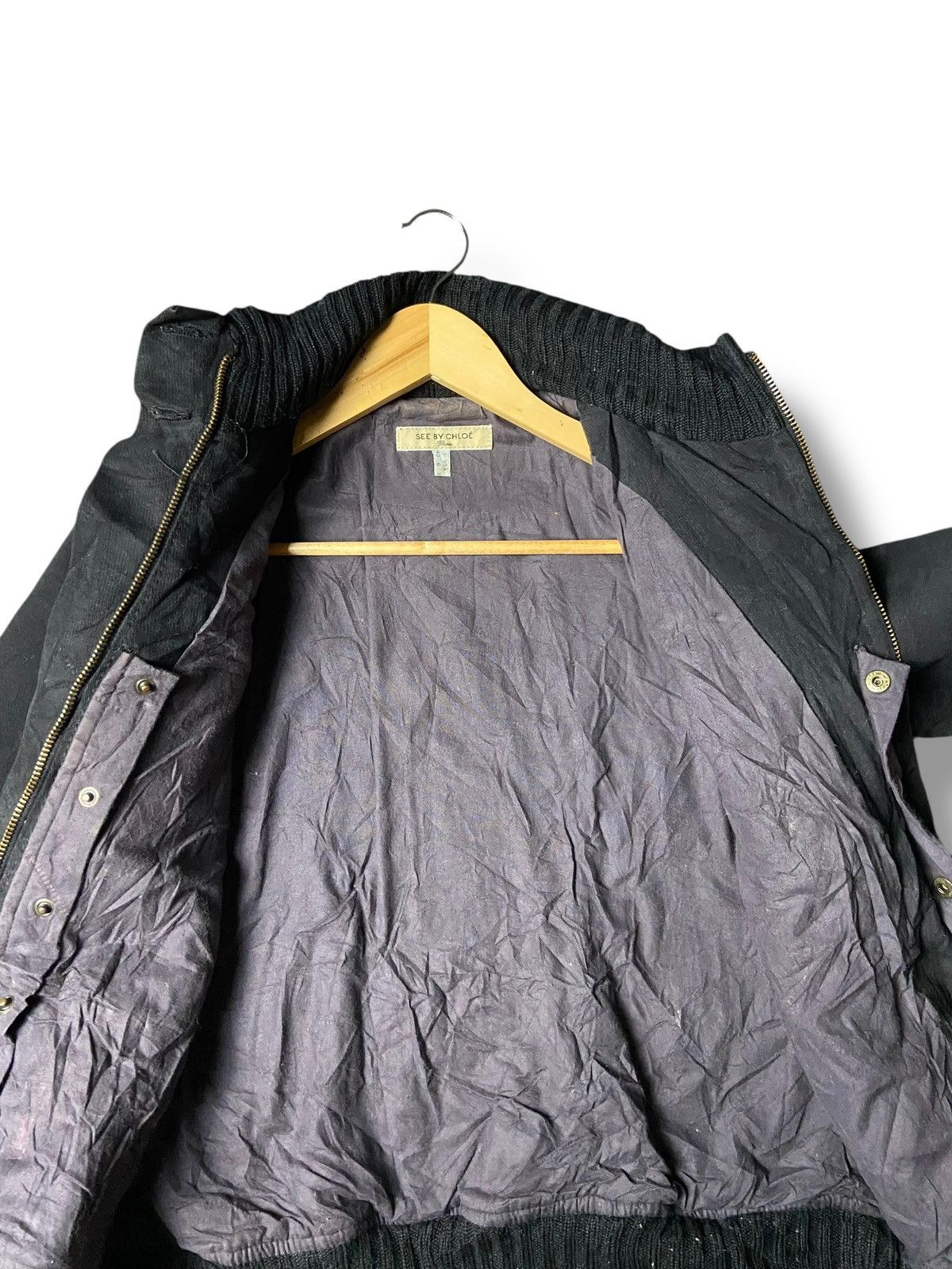 Japanese Brand SEE BY CHLOE Zip Up Design Jacket (141) Size US XXS / EU 40 - 2 Thumbnail