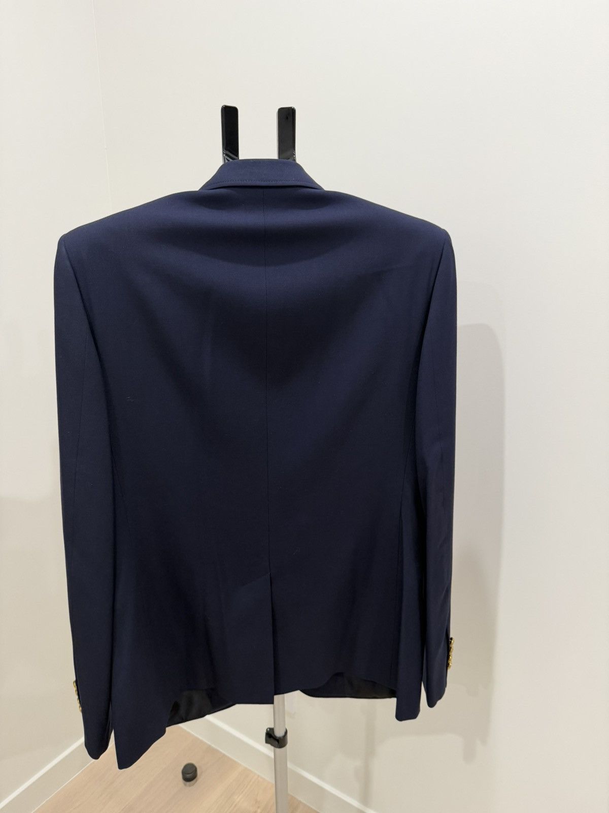 Saint Laurent Paris Saint Laurent Blazer Sze 44 US/54 IT Navy Gold Button Jacket Size 44R - 3 Thumbnail