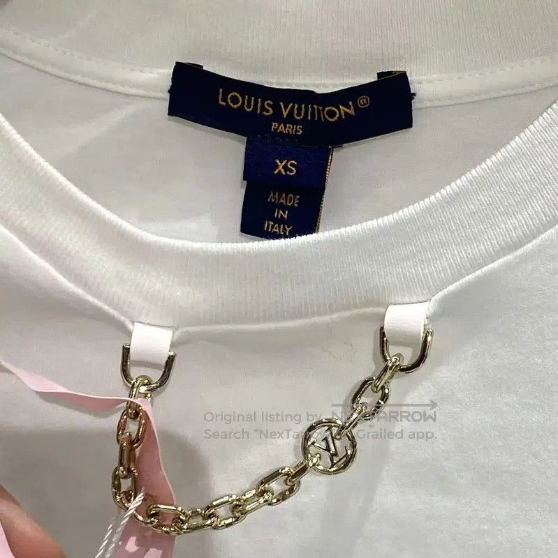 Louis Vuitton Louis Vuitton White Cotton Women's T. Size XS / US 0-2 / IT 36-38 - 3 Thumbnail