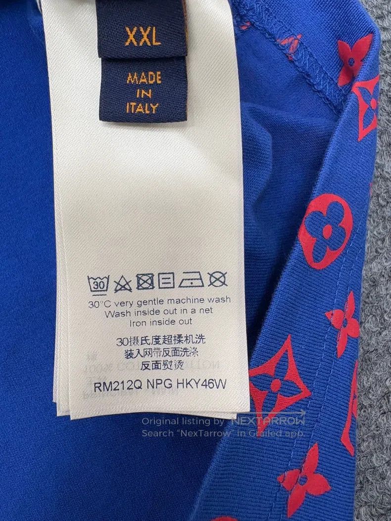 Louis Vuitton Louis Vuitton Blue and red gradient full print short sleev Size US XXL / EU 58 / 5 - 6 Thumbnail