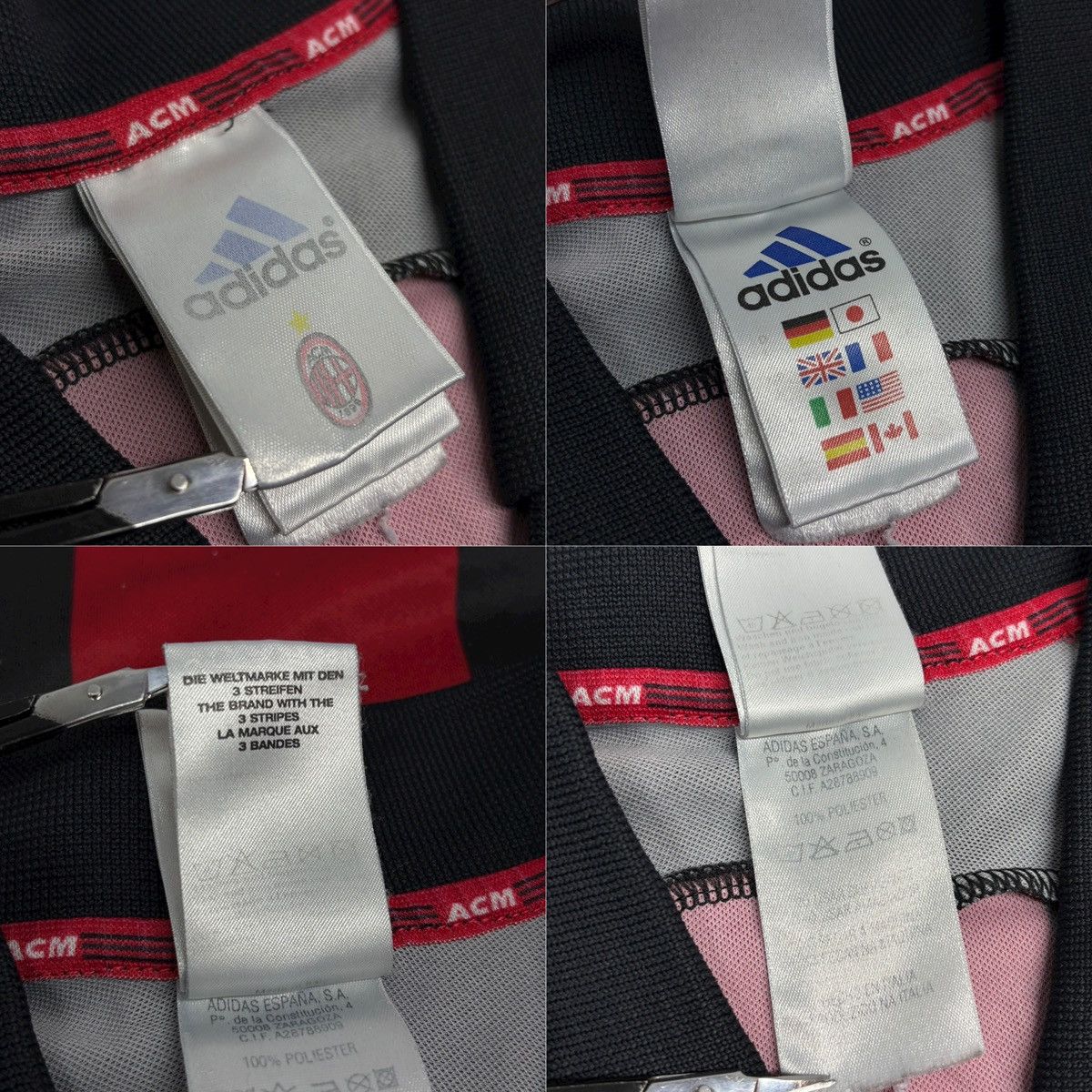 Adidas #7 Shevchenko AC Milan 2000-2002 Home Football Shirt Adidas Size US L / EU 52-54 / 3 - 23 Thumbnail