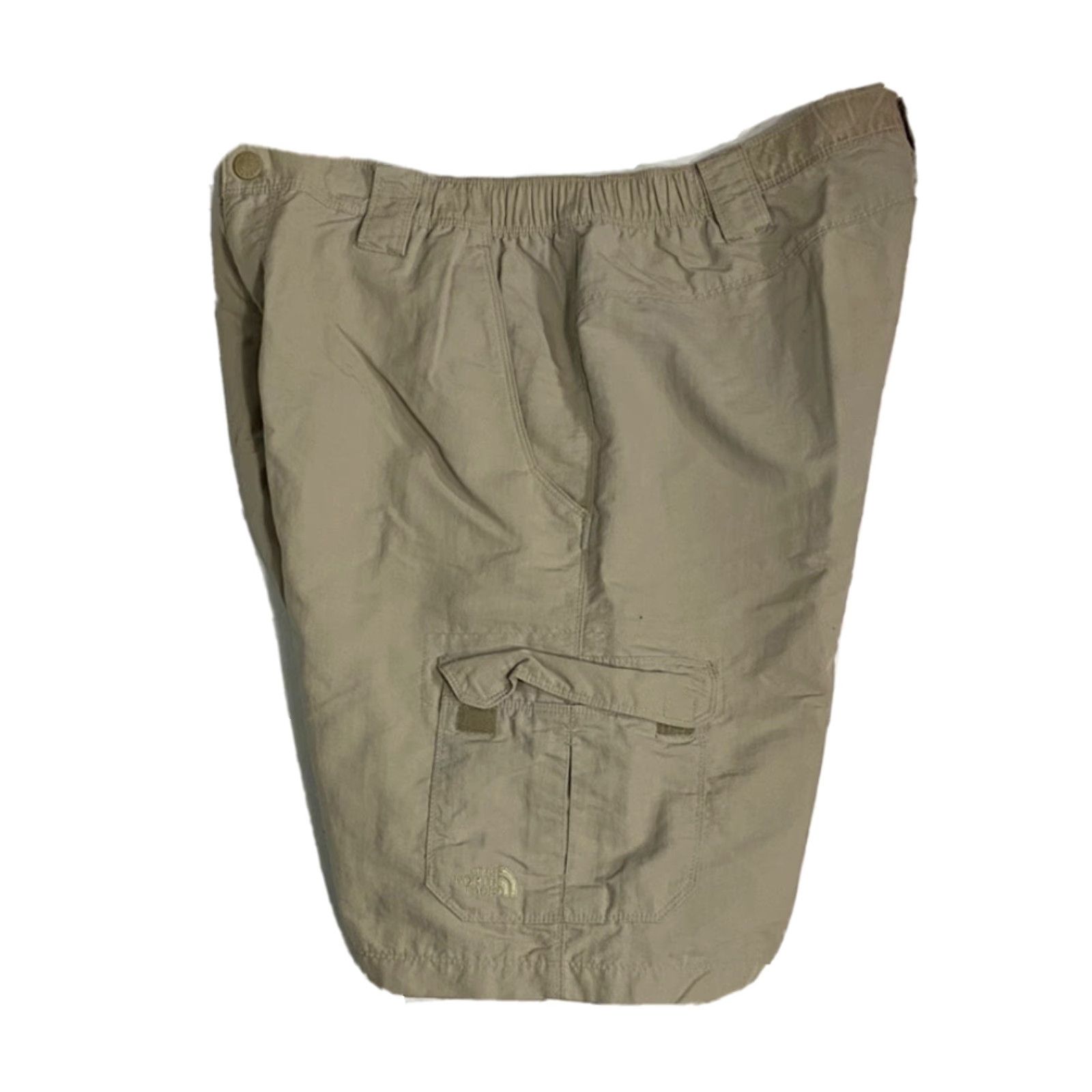 The North Face The North Face Khaki Shorts Mens Nylon Flat Front Zip Pocket Hiking Large Size US 33 - 3 Thumbnail