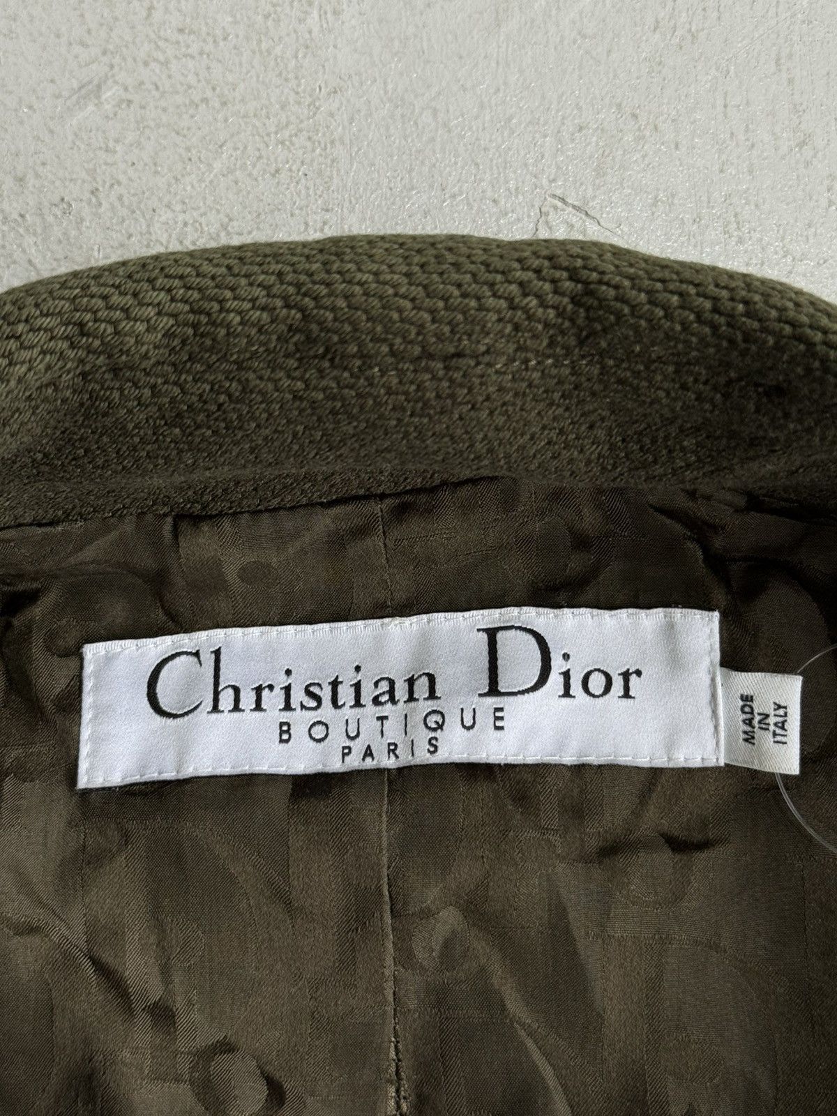 Dior 2000s Dior - Galliano Era Wool Blazer Size XS / US 0-2 / IT 36-38 - 10 Thumbnail