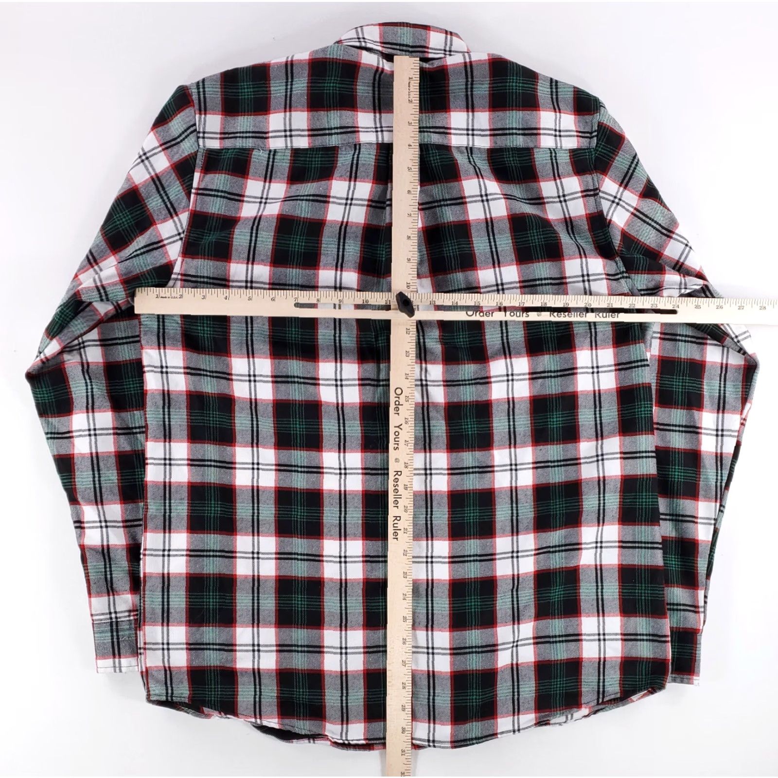 Vintage Dixxon Limited Edition Form and Function Snap On Plaid Green Red White Mens L Size US L / EU 52-54 / 3 - 5 Thumbnail