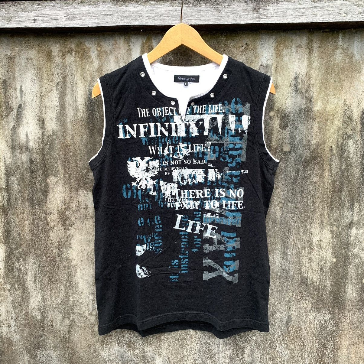 14th Addiction BEAUMONT CARR POEM TANKTOP TSHIRT BONDAG PUNK STYLE Size US L / EU 52-54 / 3 - 1 Thumbnail