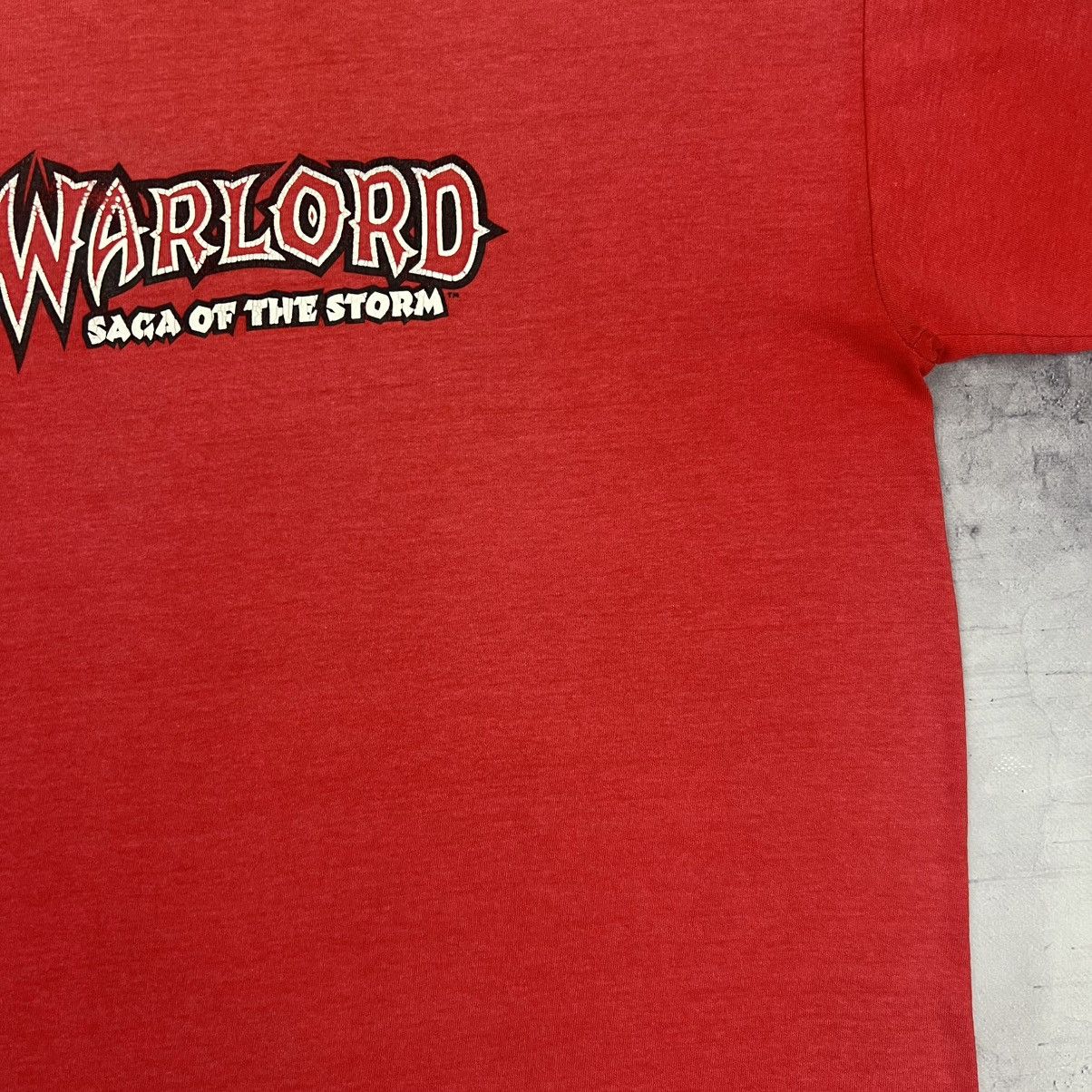 Band Tees Rare! Warlord Saga Of The Storm Vintage Tee 00s Size US L / EU 52-54 / 3 - 12 Thumbnail