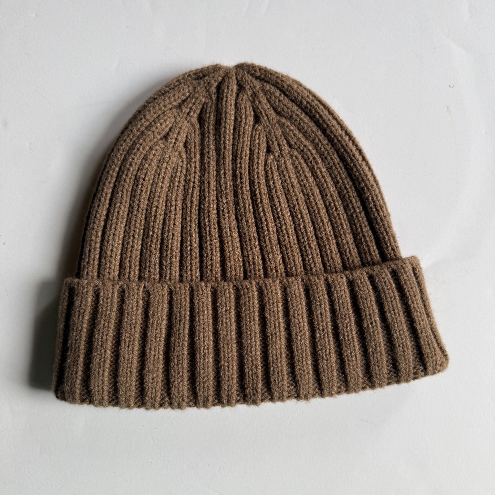 Uniqlo Uniqlo Heattech Ribbed Knit Beanie in Coffee Brown - Unisex Size ONE SIZE - 2 Thumbnail