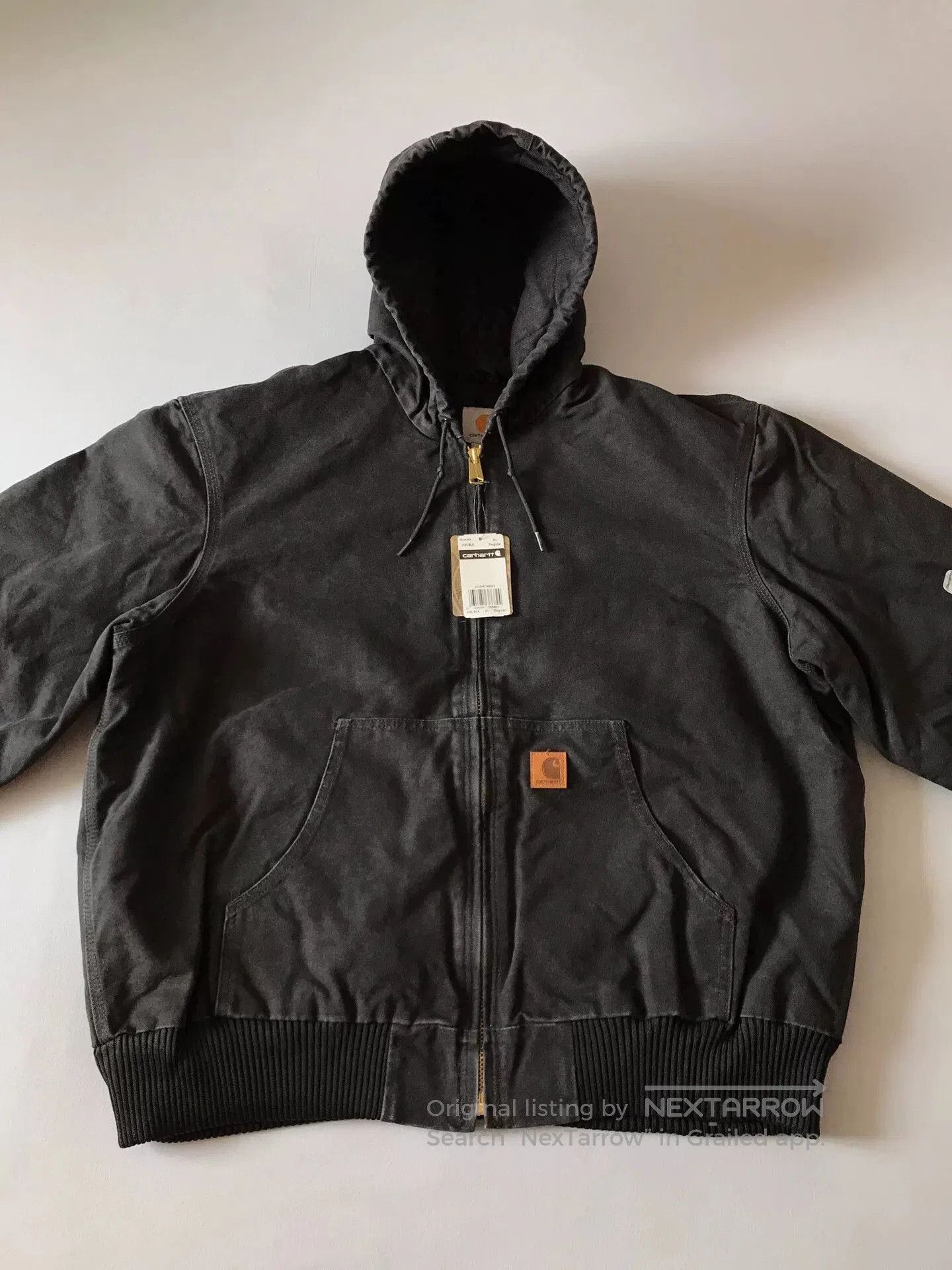 Carhartt Carhartt J130 Canvas Hooded Work Jacket. Size US XL / EU 56 / 4 - 4 Thumbnail