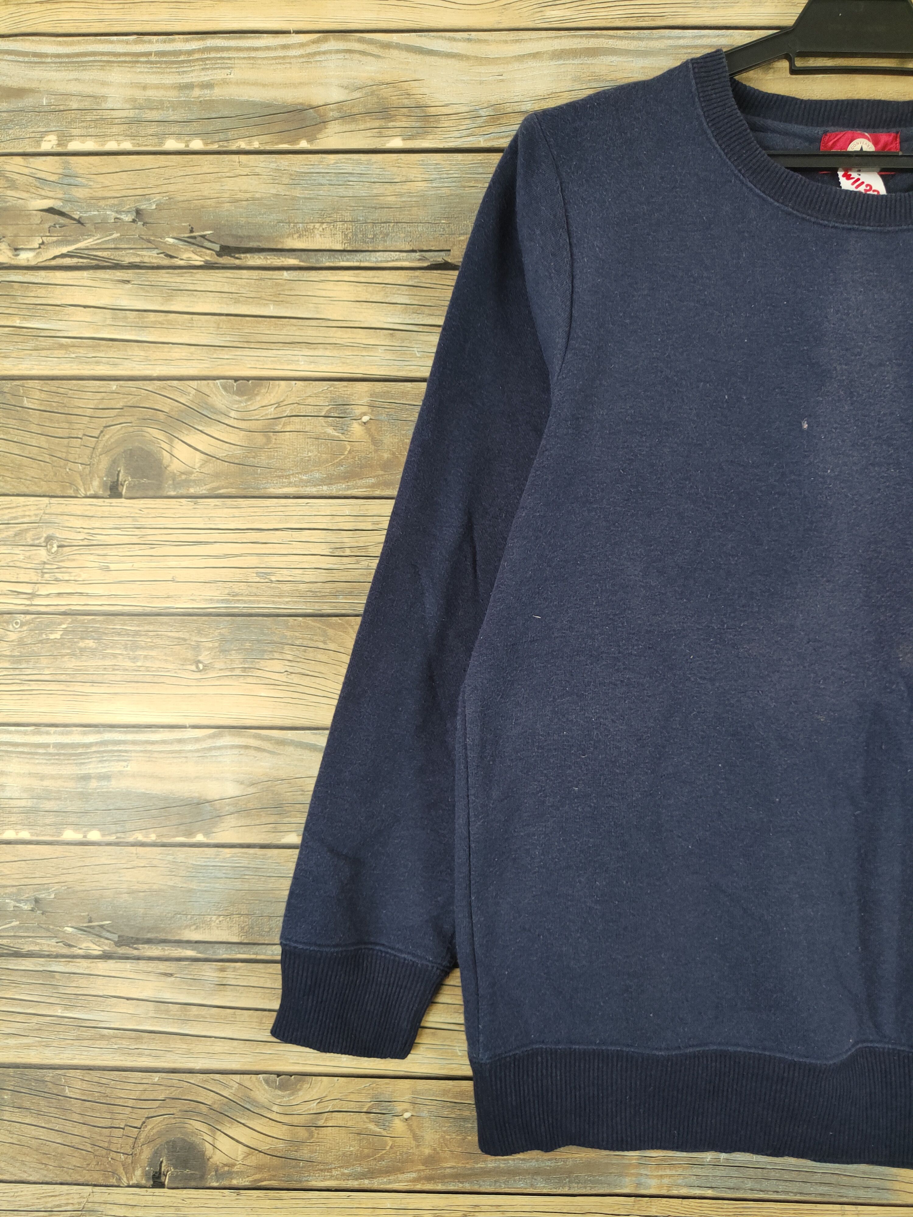 Converse Converse vintage Navy Sweatshirts #W1133 Size L / US 10 / IT 46 - 3 Thumbnail