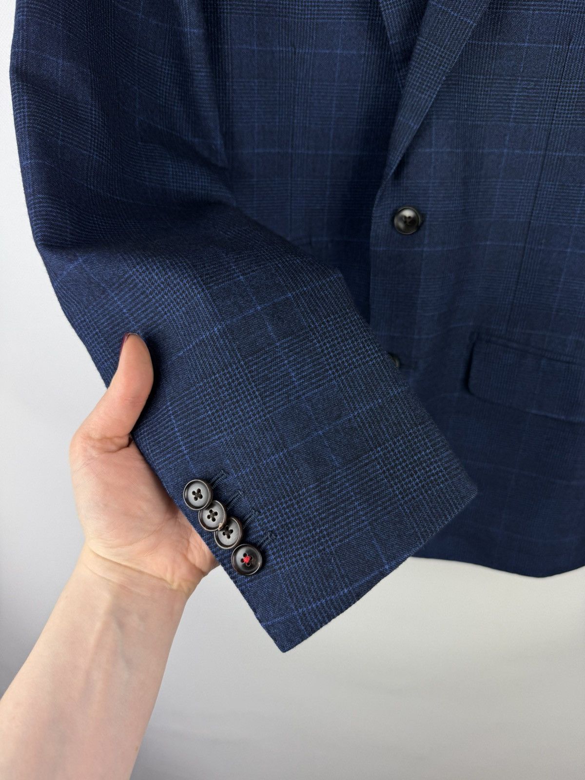 Suitsupply Suitsupply Carlo Barbera Wool Sienna Plaid Blazer Jacket Size 36R - 10 Thumbnail