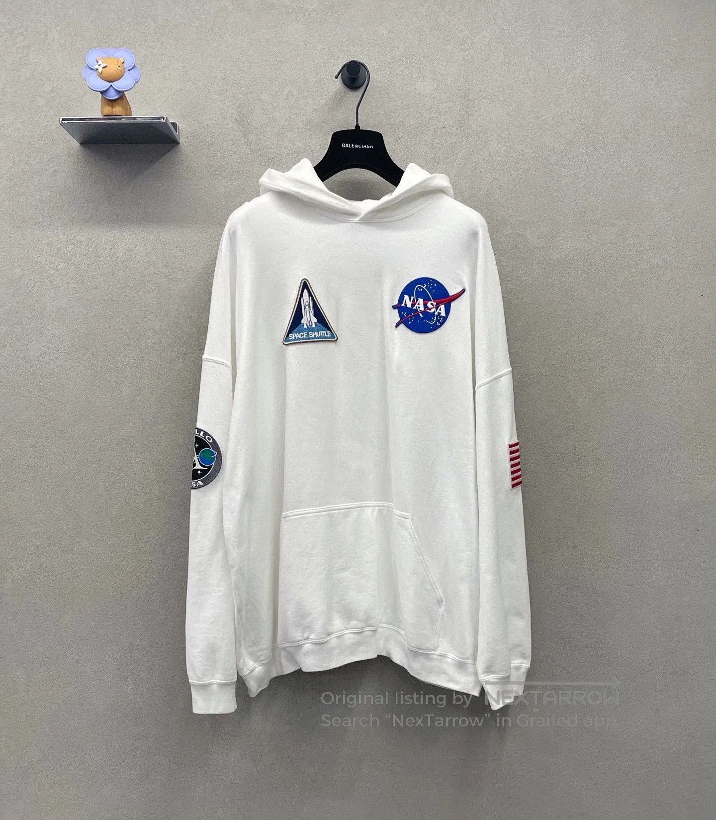 Balenciaga Balenciaga x NASA White Hoodie Size XS. Size US XS / EU 42 / 0 - 1 Thumbnail