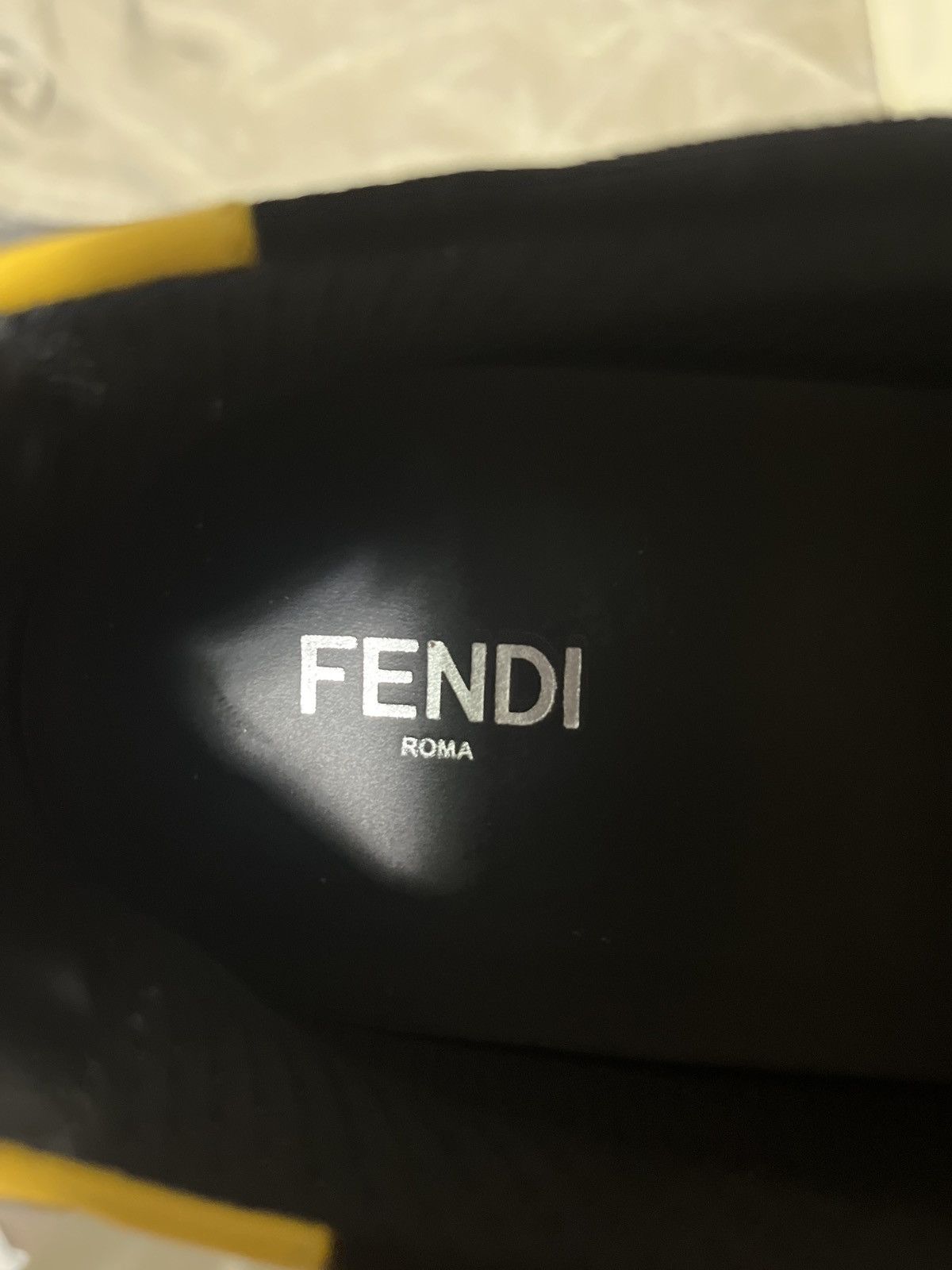 Fendi Mens Fendi Monster Bug Eye Slip-On Sneaker Size US 11 / EU 44 - 18 Thumbnail