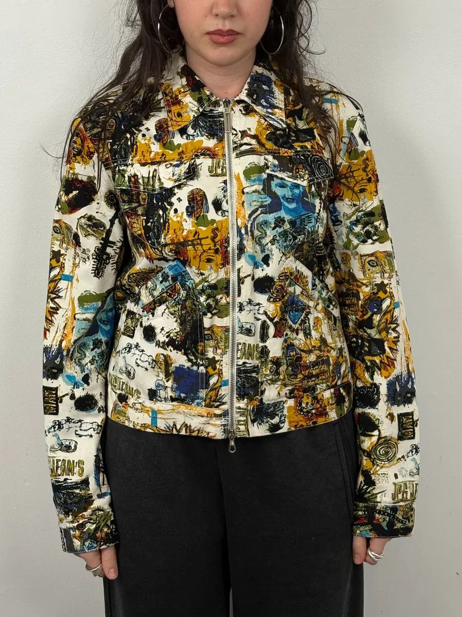 Jean Paul Gaultier SS2000 Jean Paul Gaultier Basquiat Zip-up White Jacket Size XS / US 0-2 / IT 36-38 - 2 Thumbnail