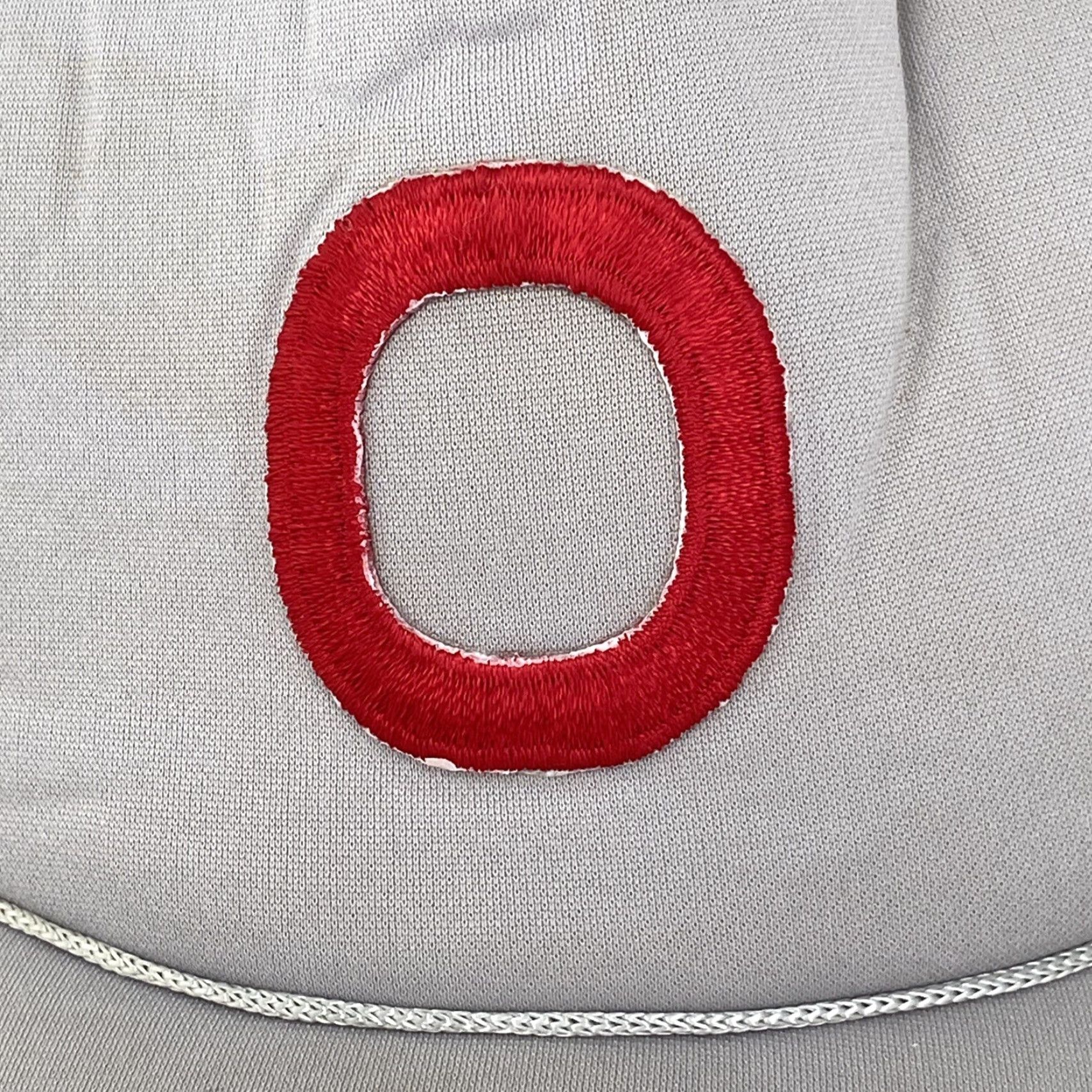 Vintage VINTAGE Ohio State Buckeyes Snapback Trucker Hat Ball Cap Worn LCC Men One Size Grey Polyester Adjustable Sports Cap Size ONE SIZE - 2 Thumbnail