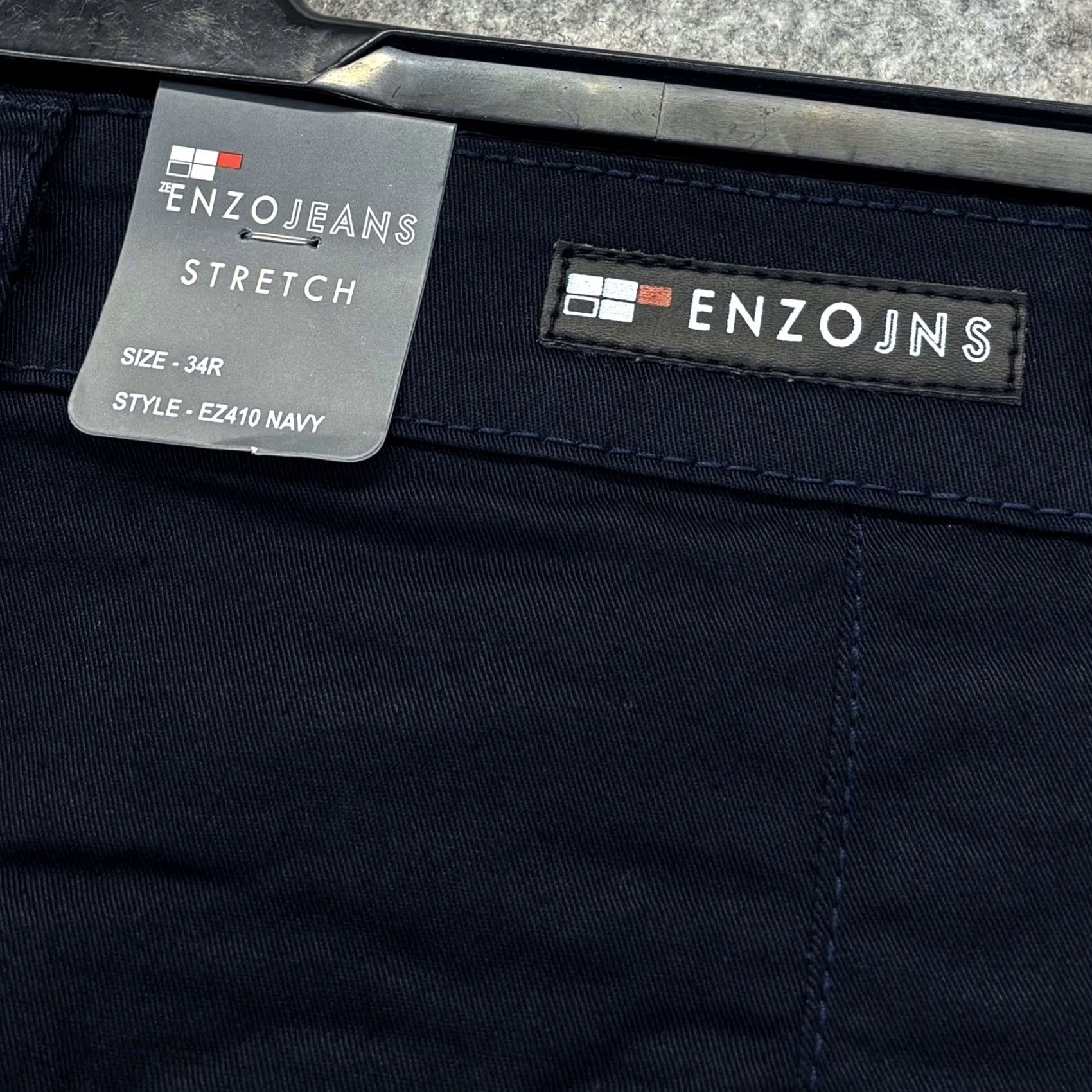 Kenzo Enzo Bryce Stretch Cargo Navy Blue Pants Mens 34R BNWT Slim Tapered Cargo Pocket Cotton Lycra Shirt? Size US 34 / EU 50 - 6 Thumbnail