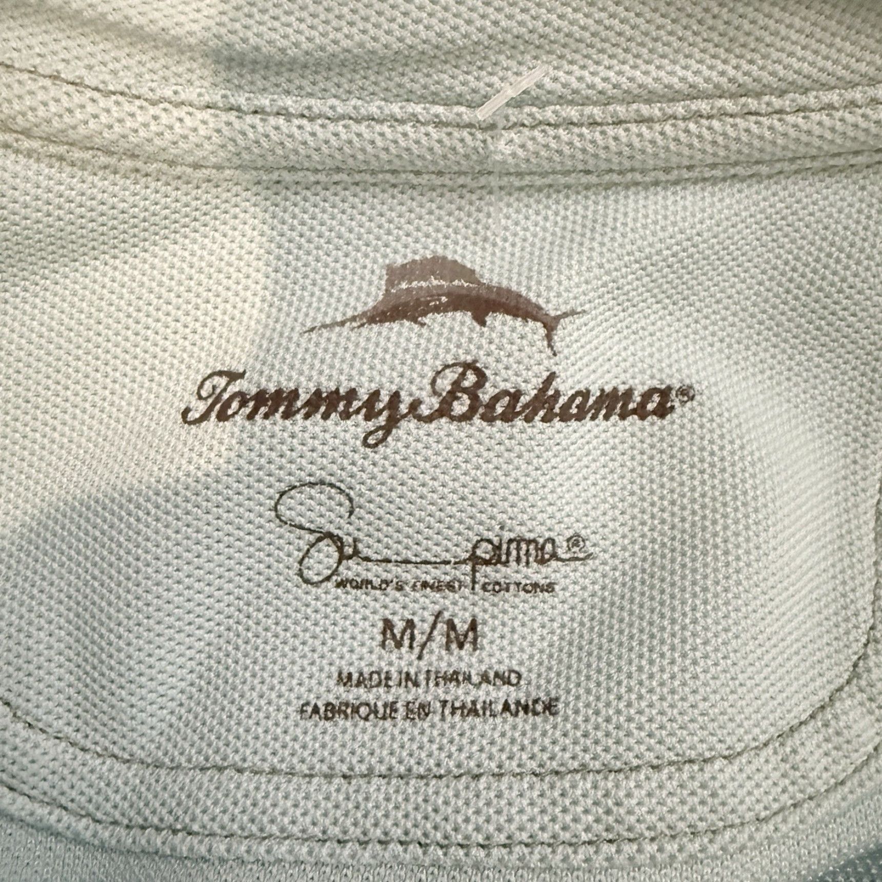 Tommy Bahama Tommy Bahama Polo Shirt Mens Size M Blue Casual Pima Polo Shirt M Mens Size US M / EU 48-50 / 2 - 4 Thumbnail