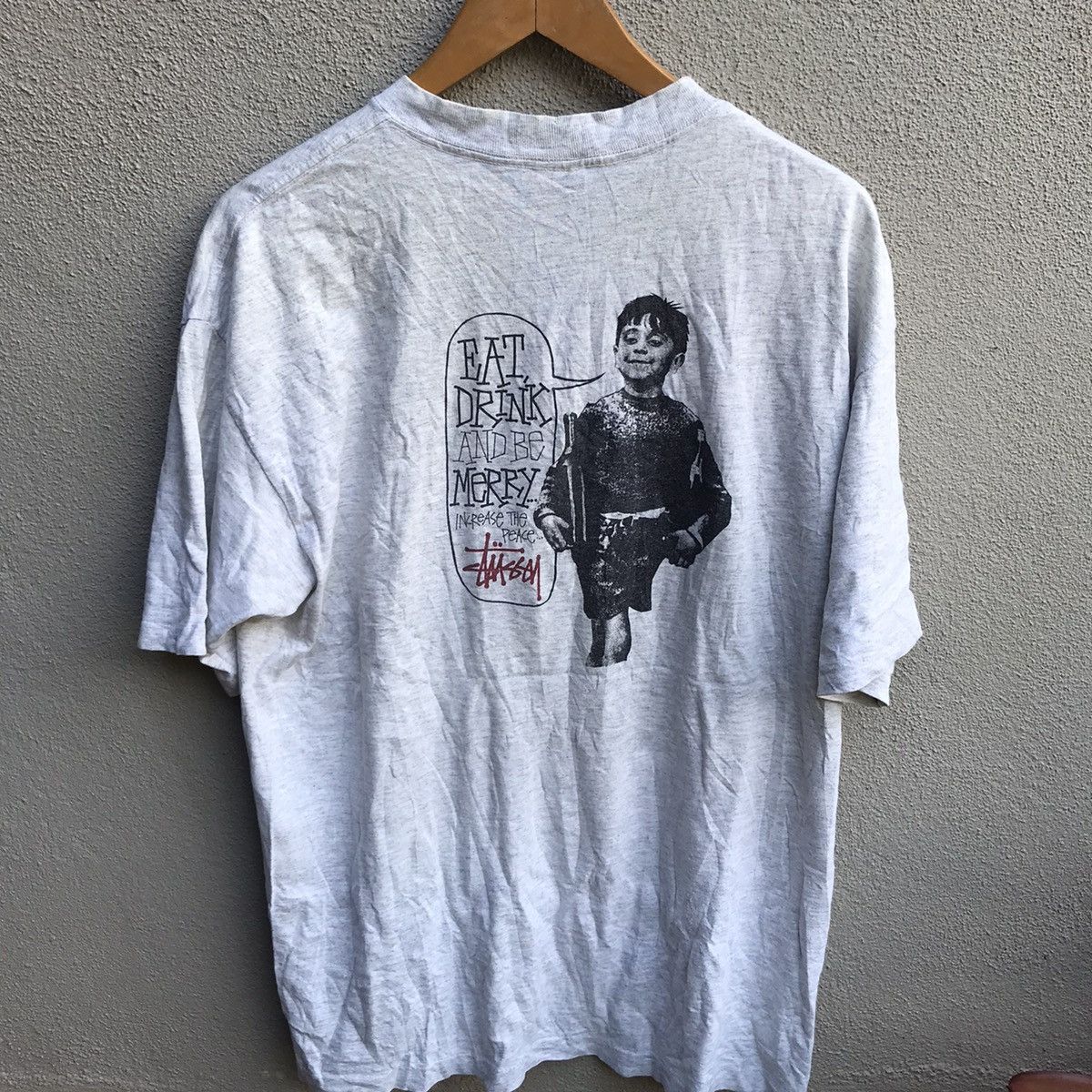 Stussy Vintage rare 90s STUSSY usa remixed classic photo tee Size US XL / EU 56 / 4 - 2 Thumbnail